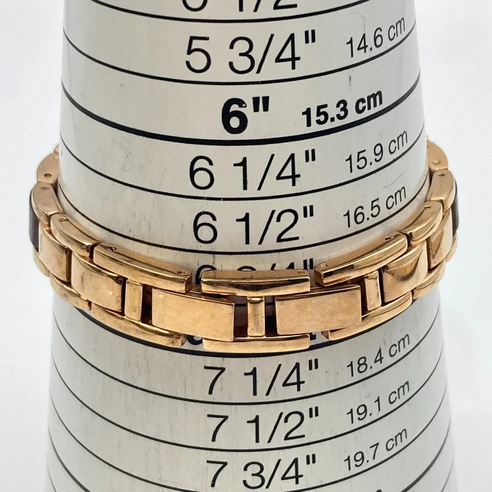 Armitron Now Women's Watch 24mm Rose Gold Tone Ceramic Crystals New Battery 7